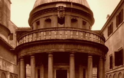 Trastevere: S.Pietro in Montorio, Tempietto del Bramante e la Fontana